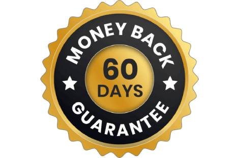 Revive Daily 60-day money-back guarantee badge indicating a risk-free purchase policy